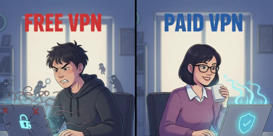 免费VPN vs 付费VPN:风险分析与选择建议
